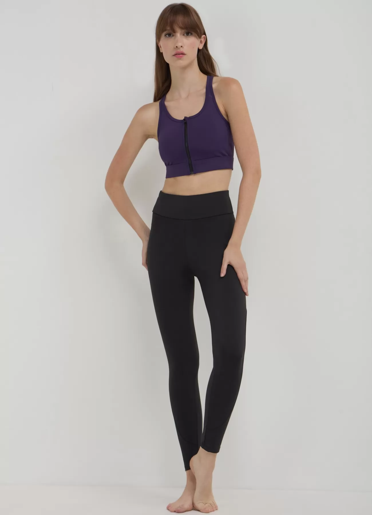 CALLIOPE Bra Top Con Zip Viola Hot