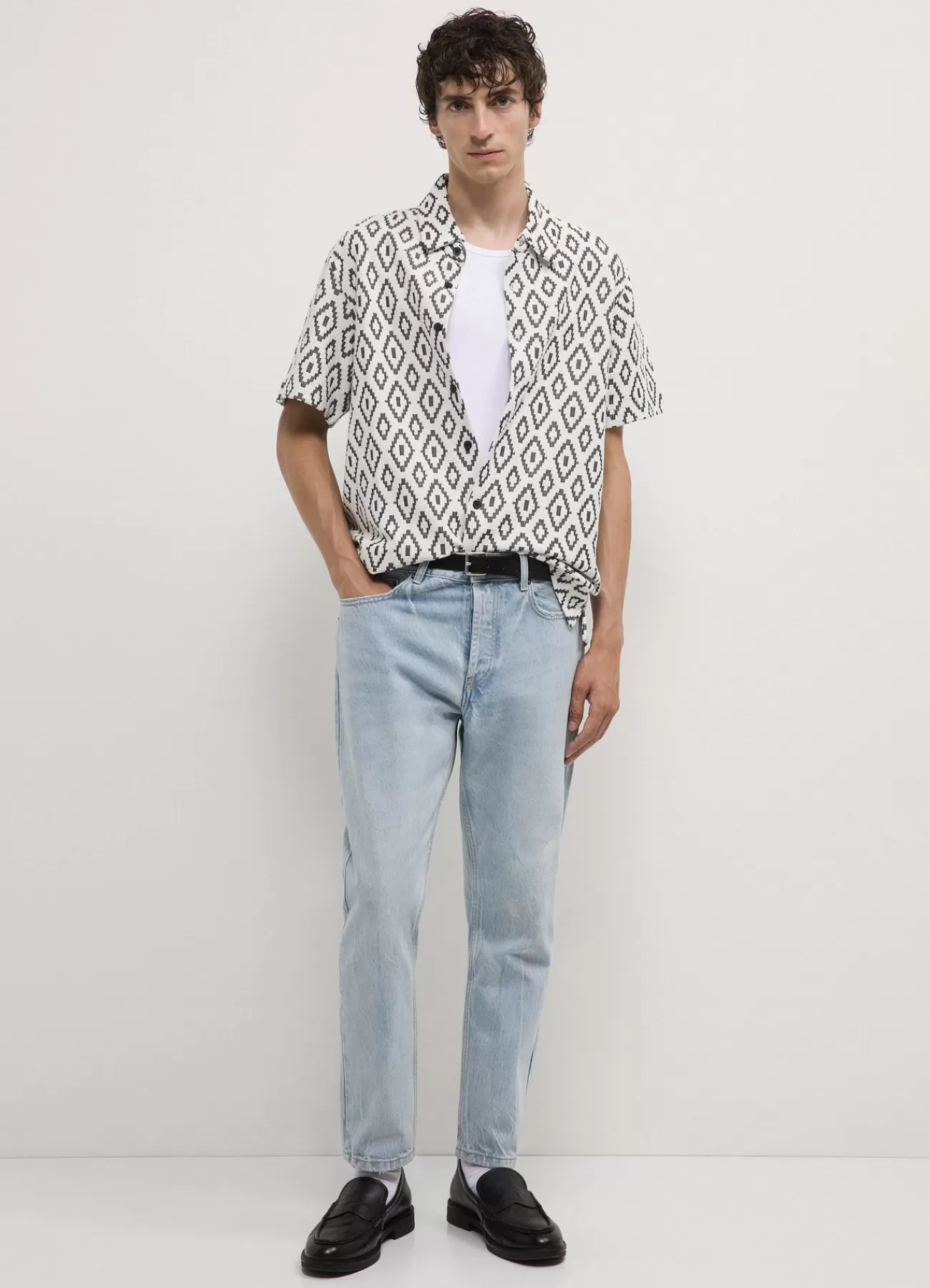 CALLIOPE Camicia Fantasia Etnica Var nero Clearance