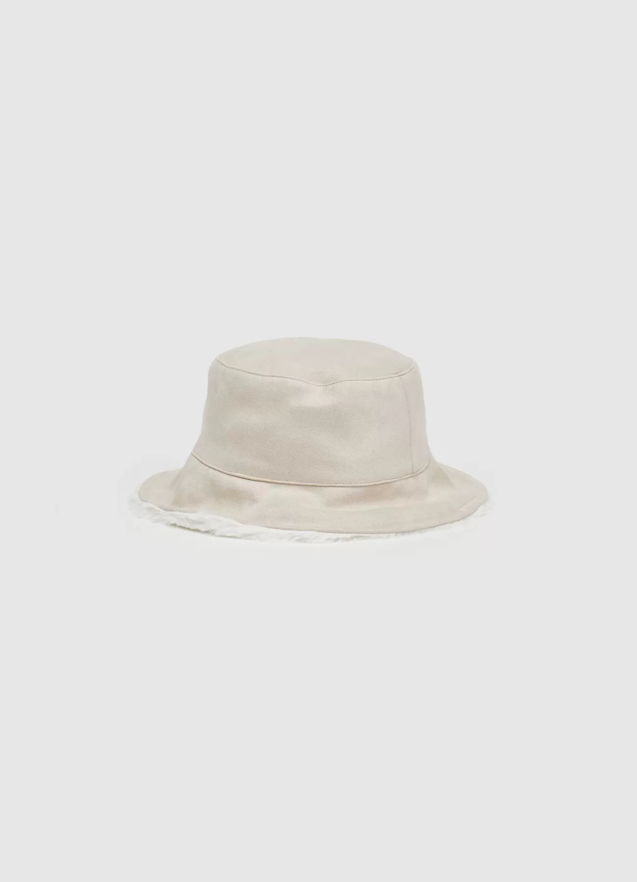 CALLIOPE Cappello Pescatoree Finto Pelo Beige Best