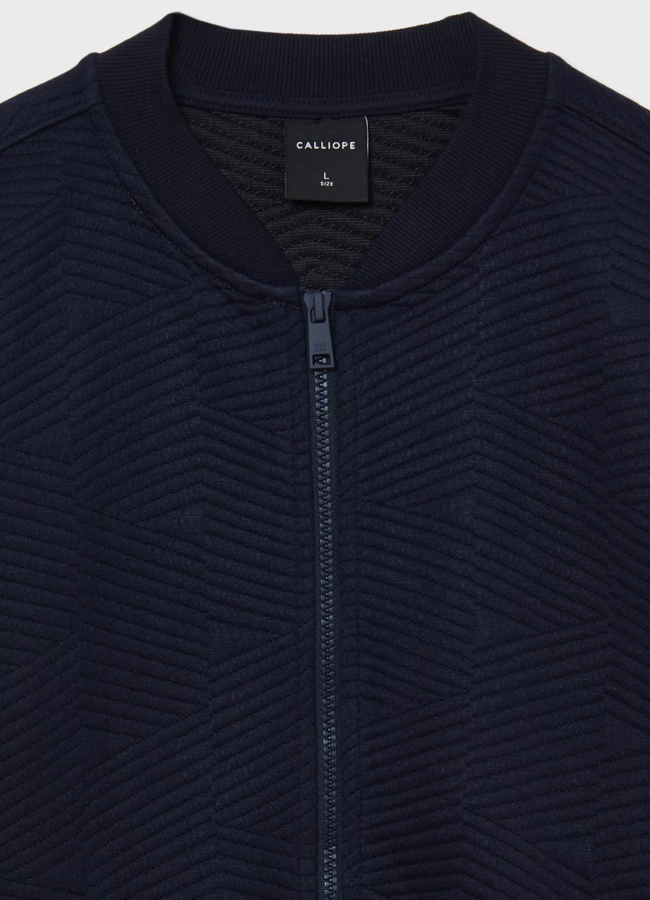 CALLIOPE Felpa Bomber Matelassè Blu notte New