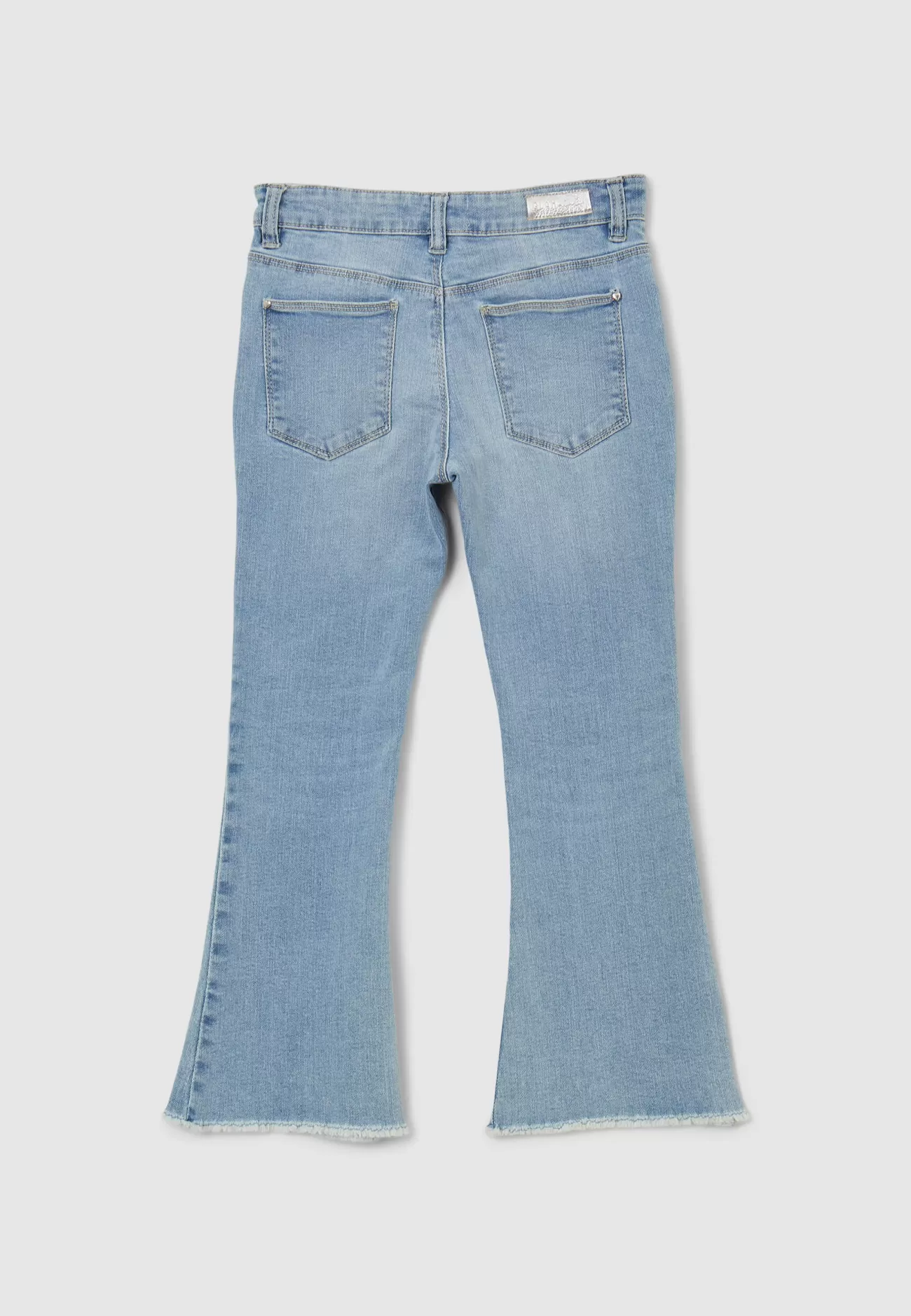 CALLIOPE Jeans A Zampa Con Rotture Blu denim medio chiaro Clearance