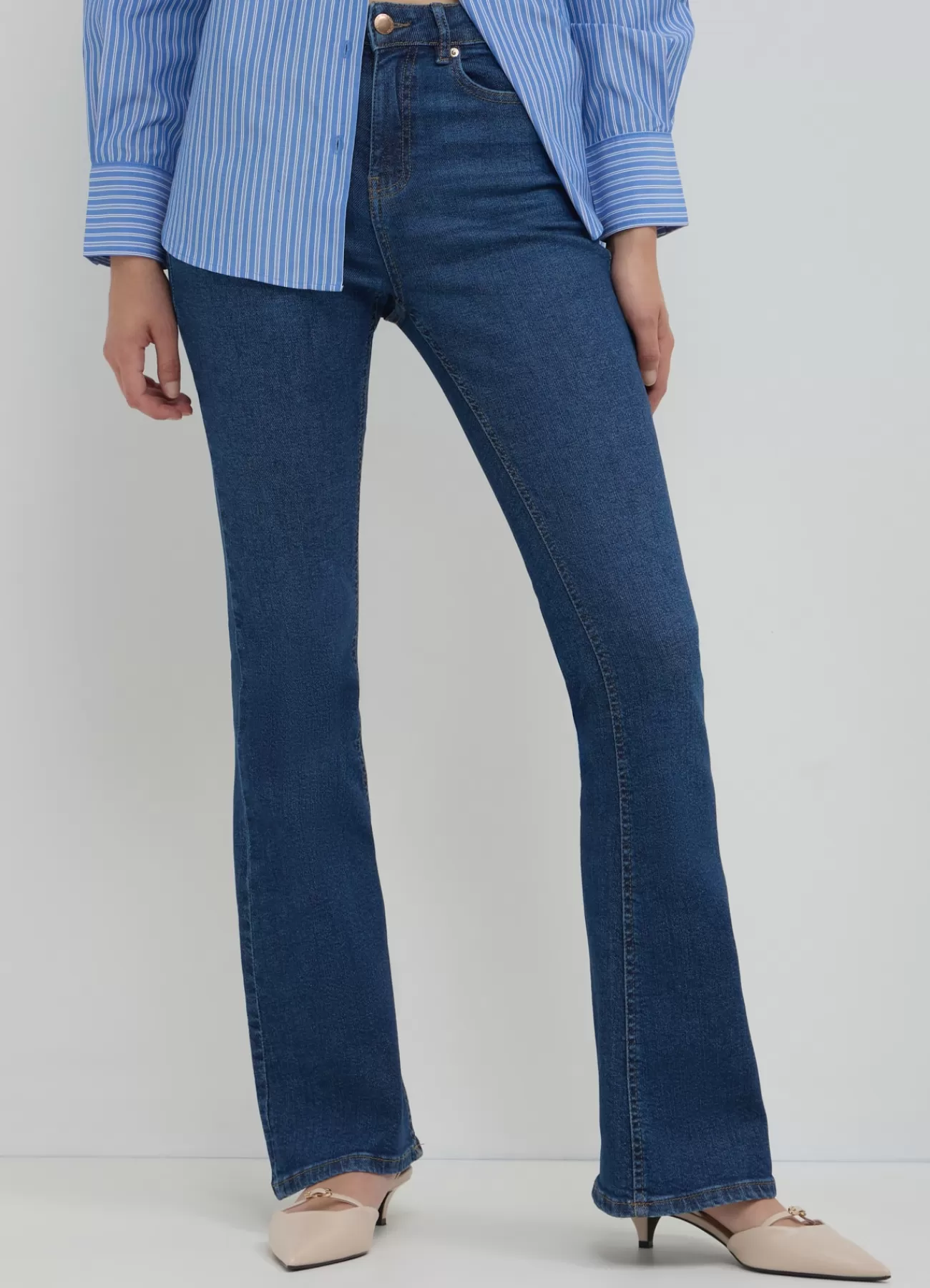 CALLIOPE Jeans Flare Blu denim scuro Cheap