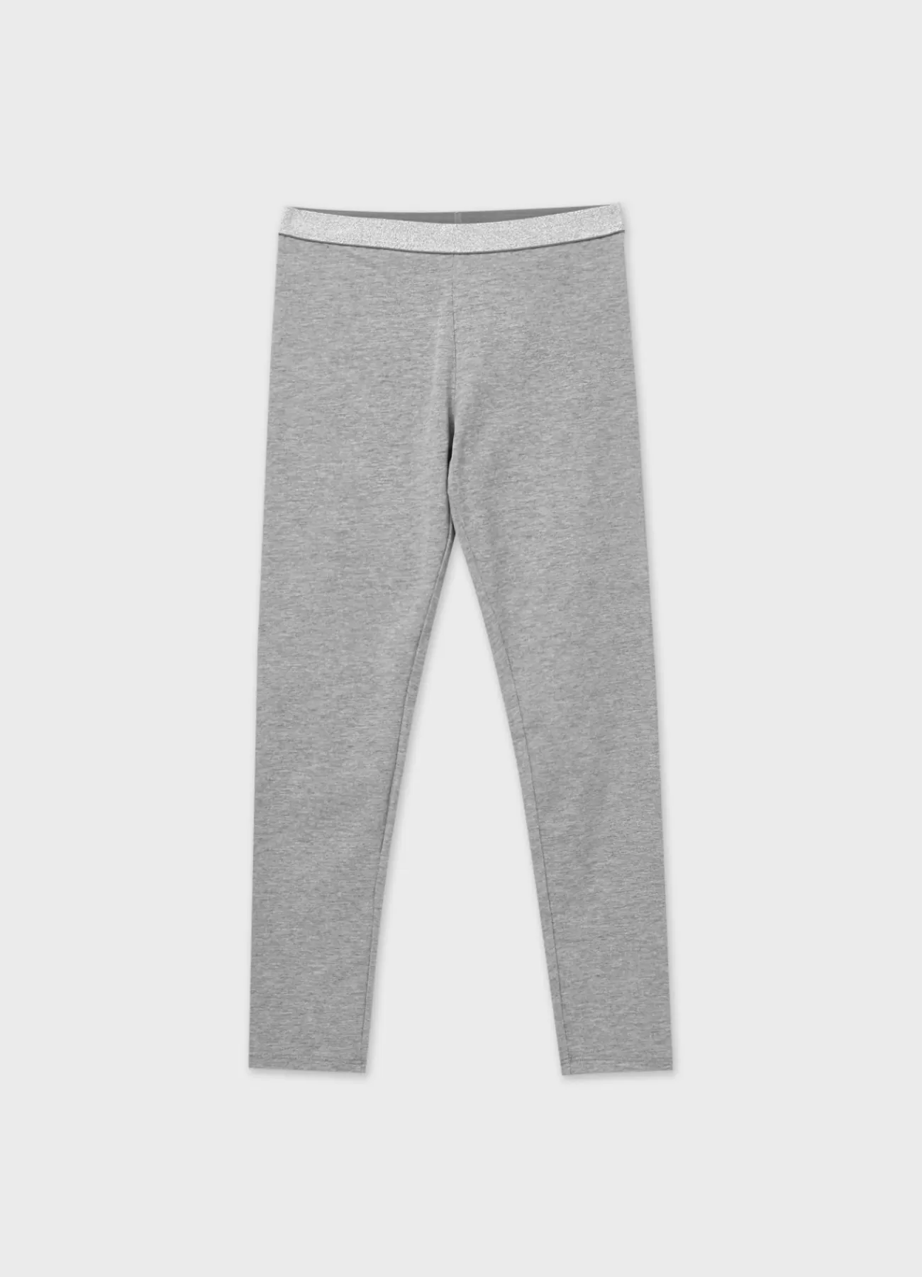 CALLIOPE Leggings Basic Tinta Unita Vita Lurex. + Colori Grigio fumo melange New