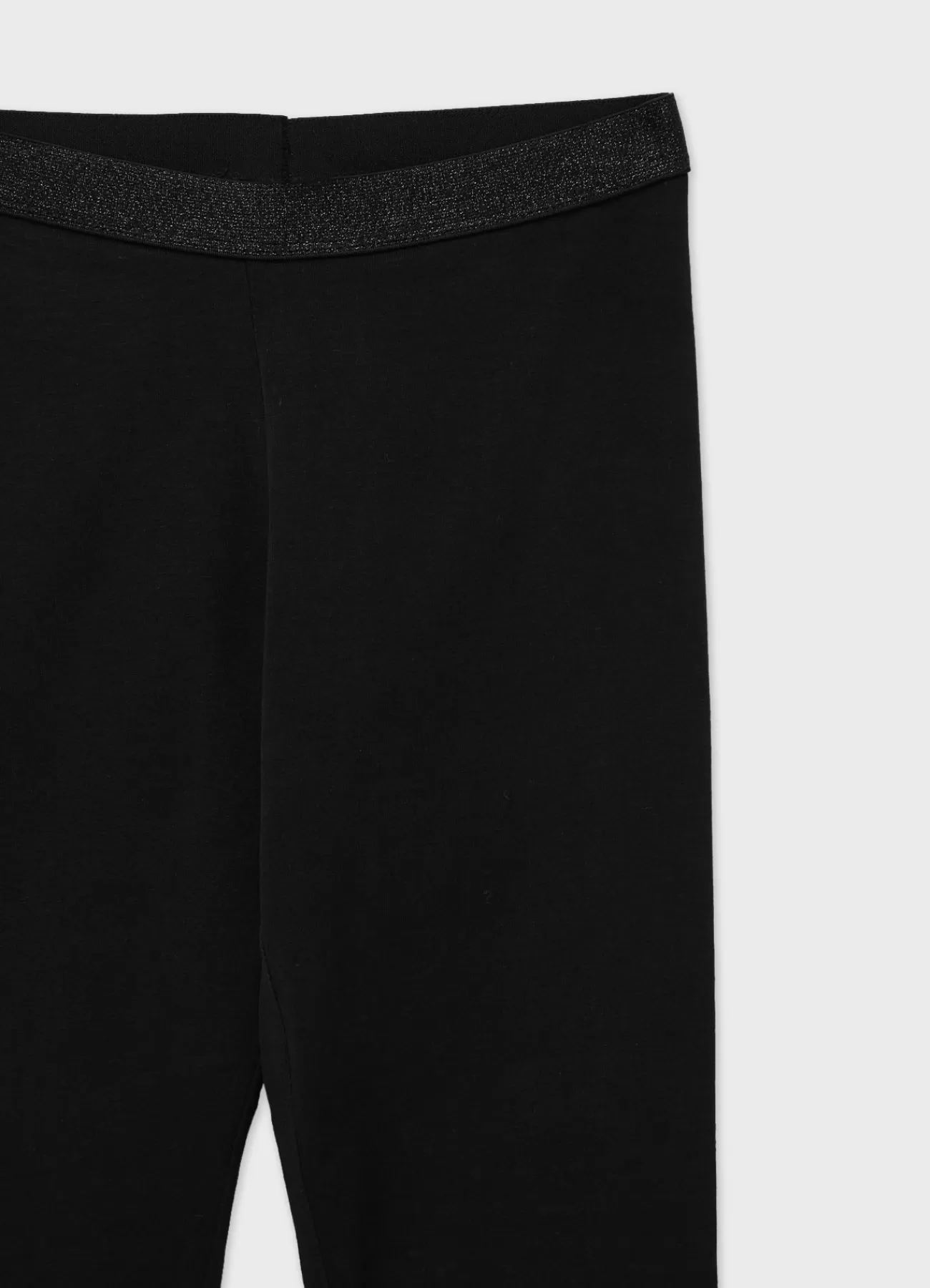 CALLIOPE Leggings Basic Tinta Unita Vita Lurex. + Colori Nero ultrablack New