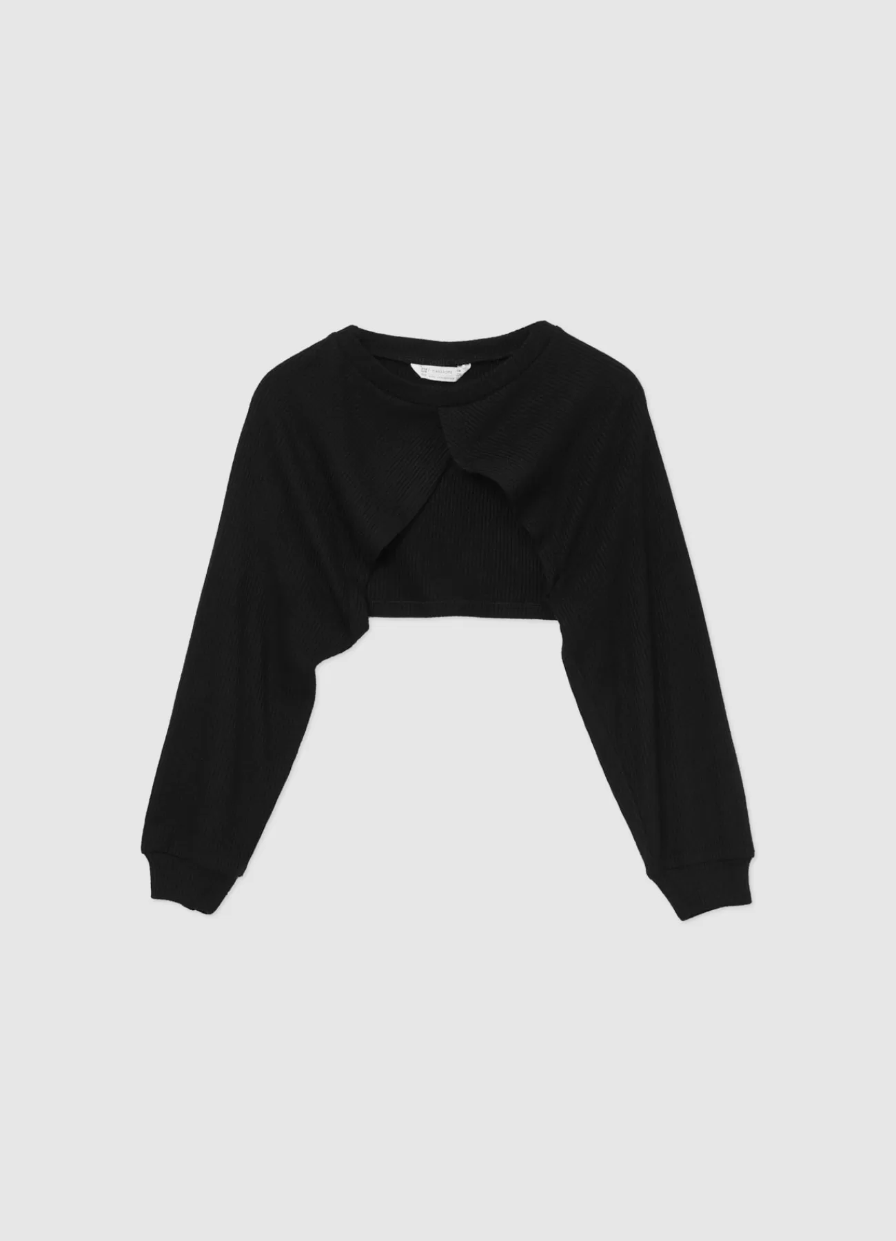 CALLIOPE Maglia Bolero Nero ultrablack Clearance