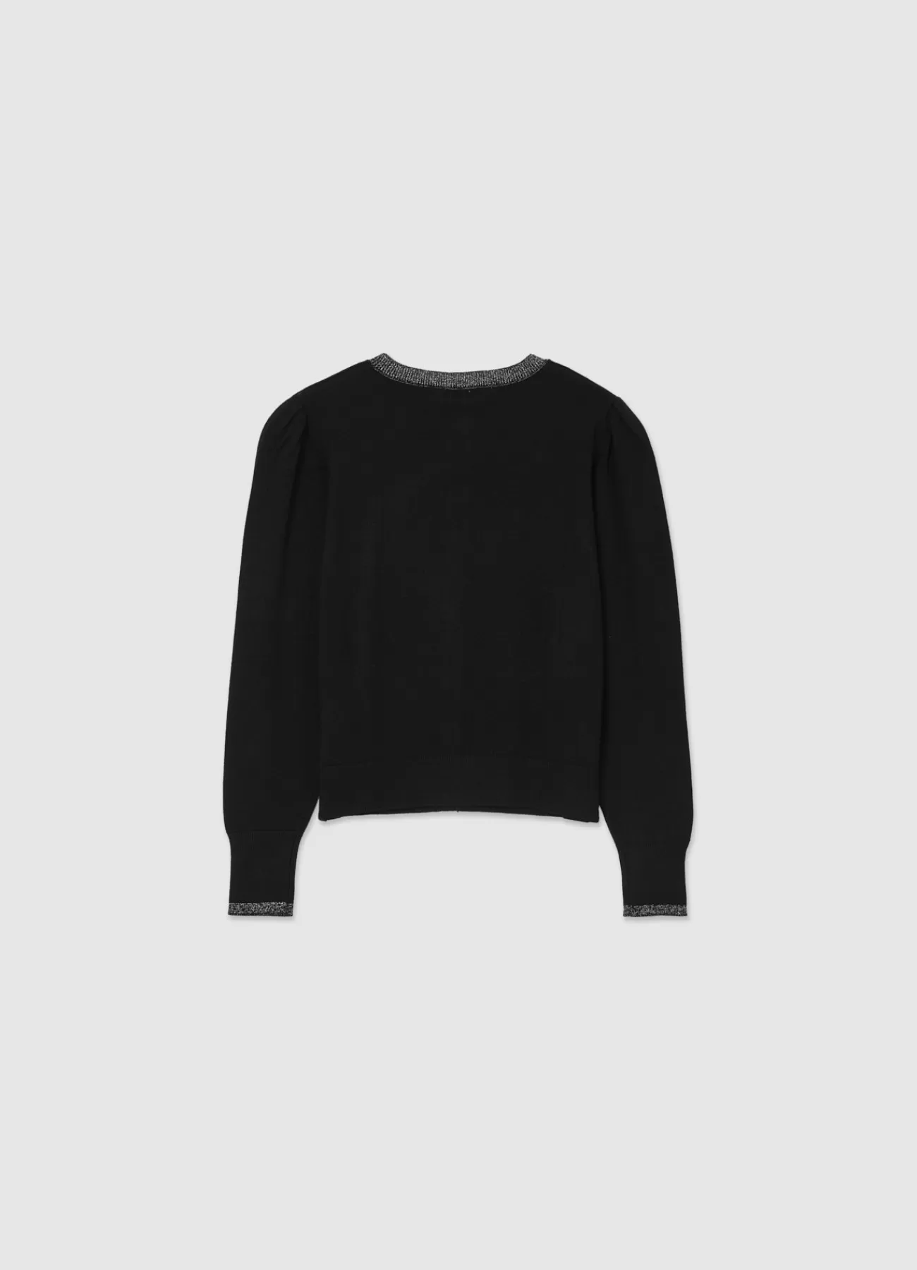 CALLIOPE Maglia Bordi Lurex Nero ultrablack Cheap