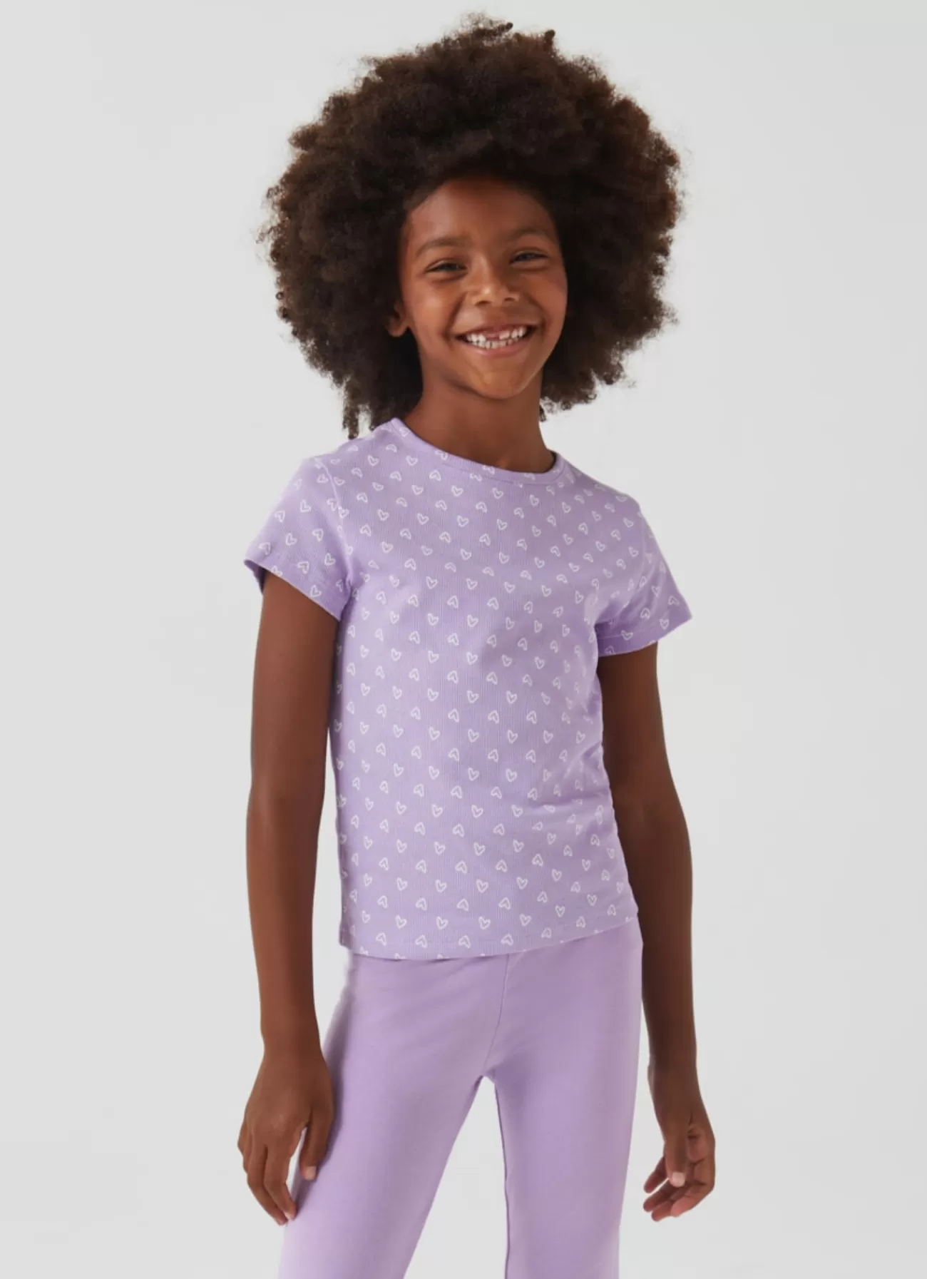 CALLIOPE Pack 2 T-shirt In Cotone Var lilla brillante New