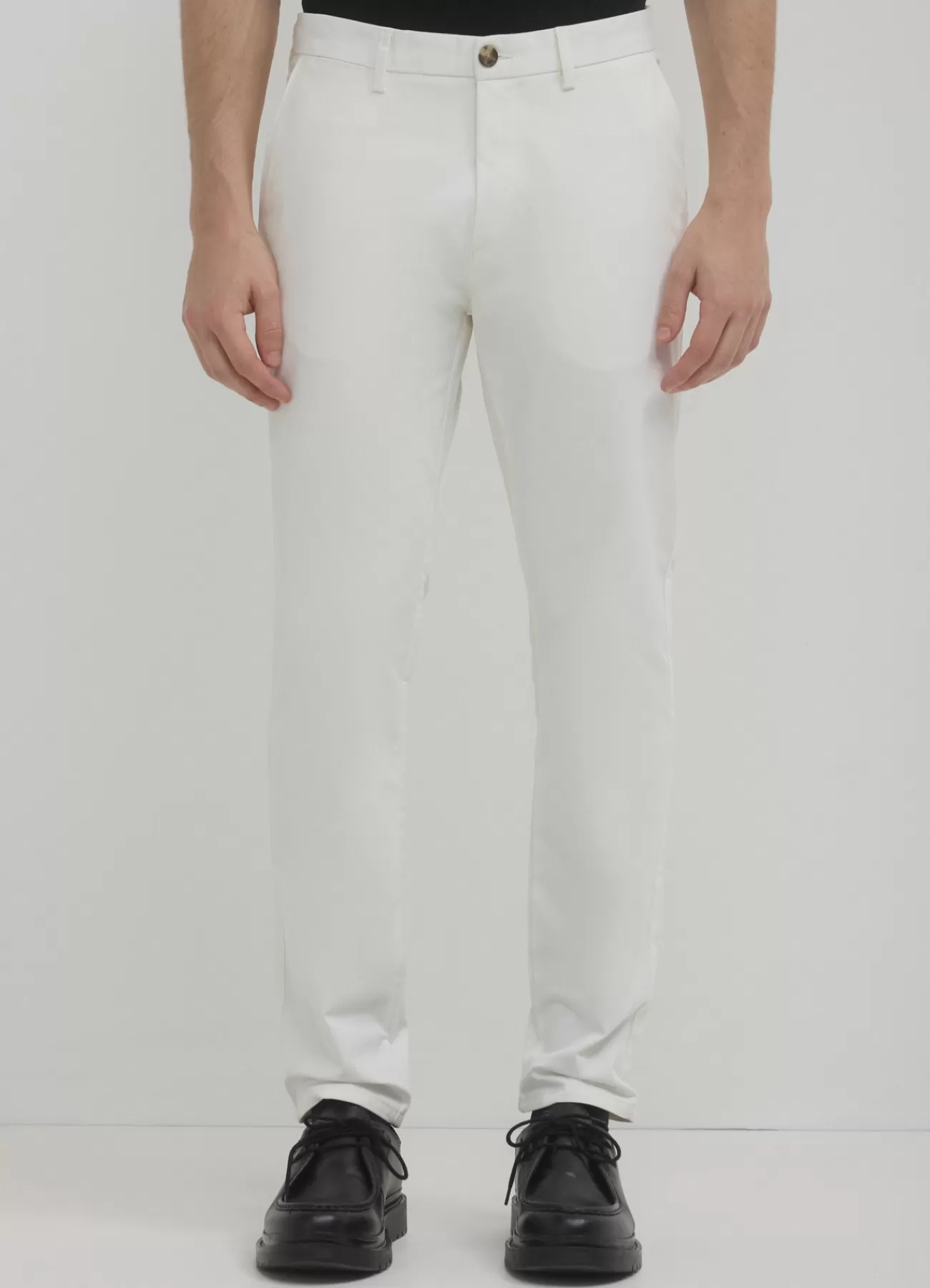 CALLIOPE Pantalone Chino Slim Bianco lana Discount