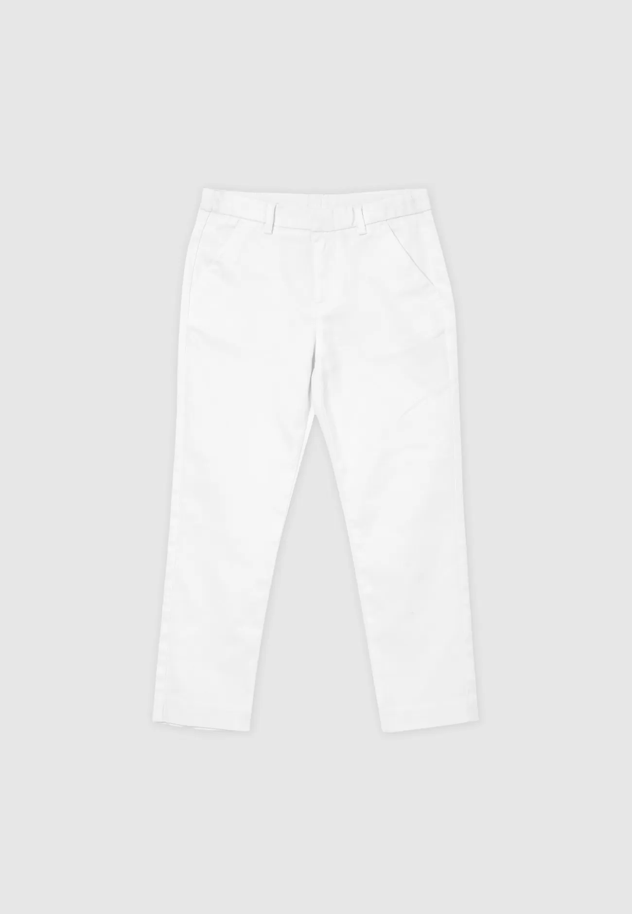 CALLIOPE Pantalone In Rasatello Di Cotone Bianco lana scuro Cheap