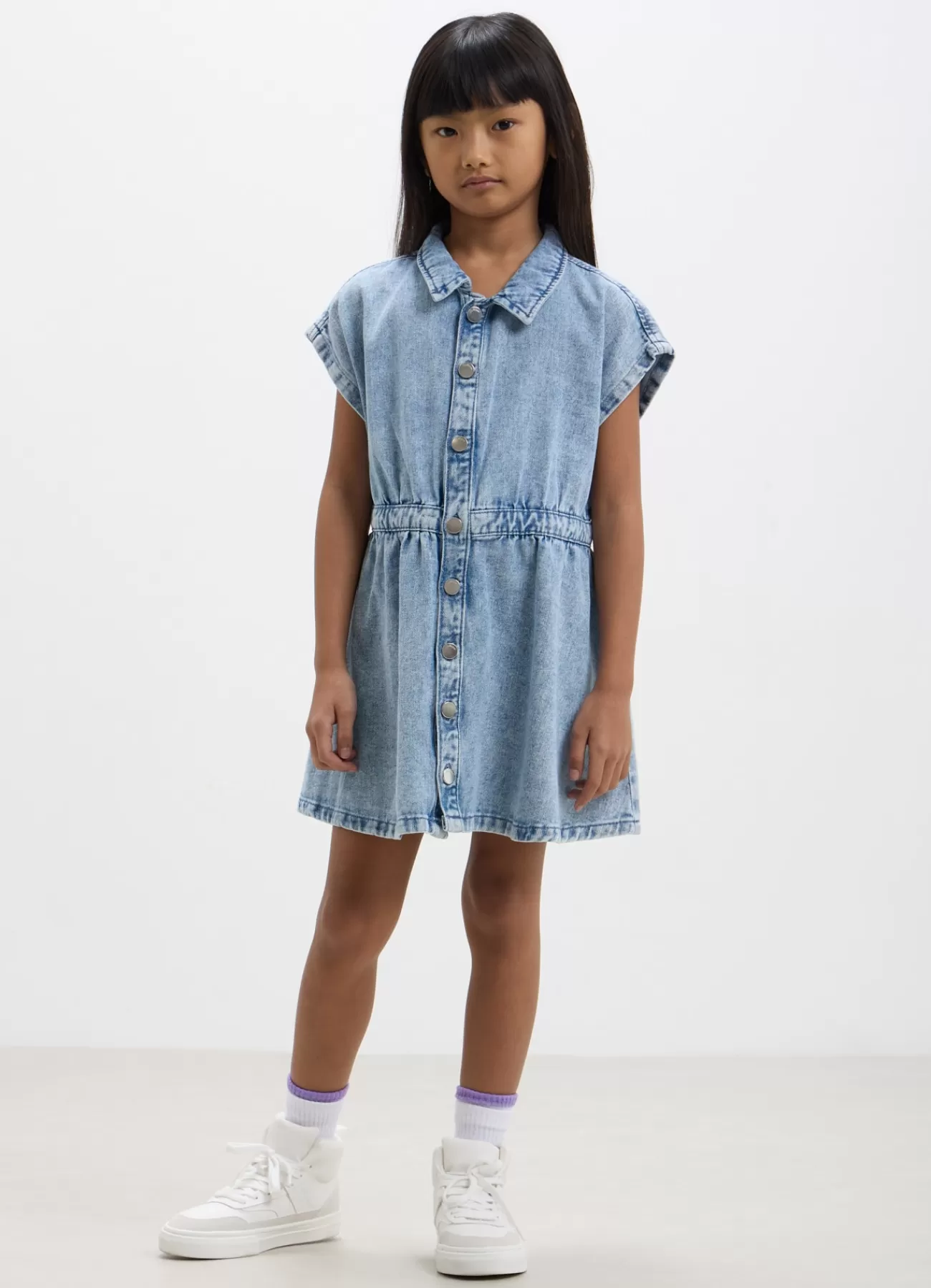 CALLIOPE Vestito In Denim Blu denim chiaro Online